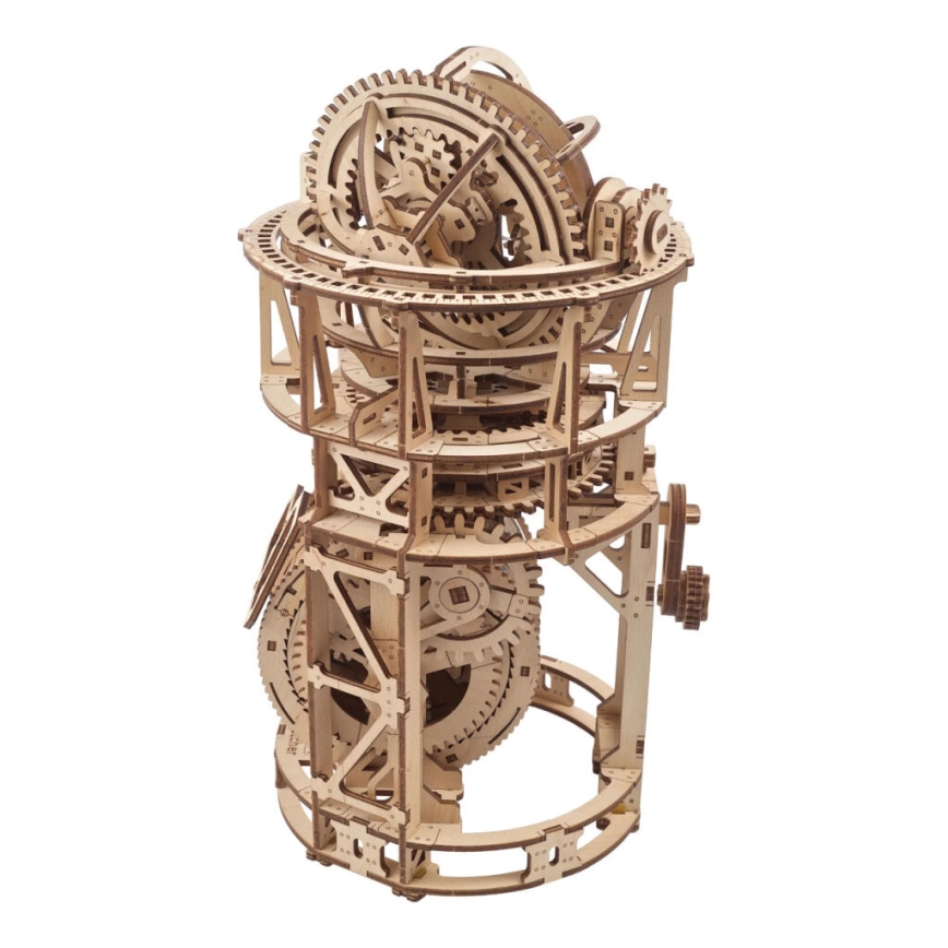 Ugears - 3D puzzle mecânico de madeira Relógio com turbilhão