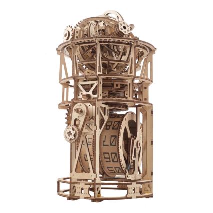 Ugears - 3D puzzle mecânico de madeira Relógio com turbilhão