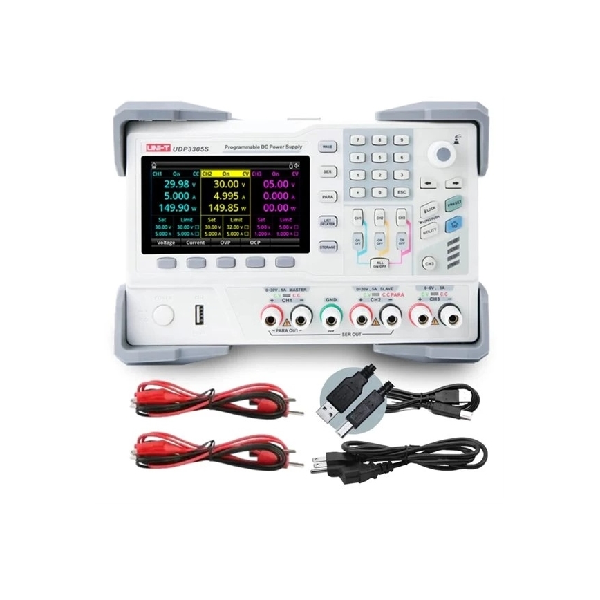 Uni-T - Fonte de bancada de laboratório UDP3305S 0-30V/0-6A