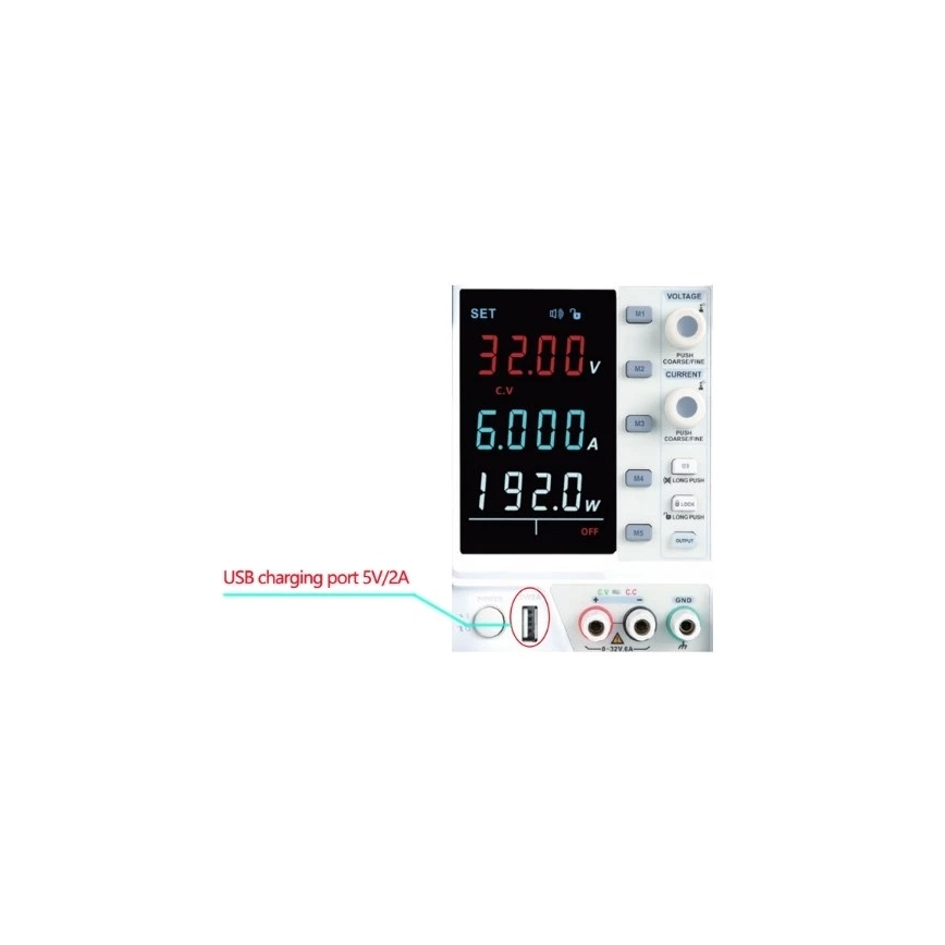 Uni-T UDP1306C - Fonte de alimentação de bancada UDP1306C 0-32V/0-6A