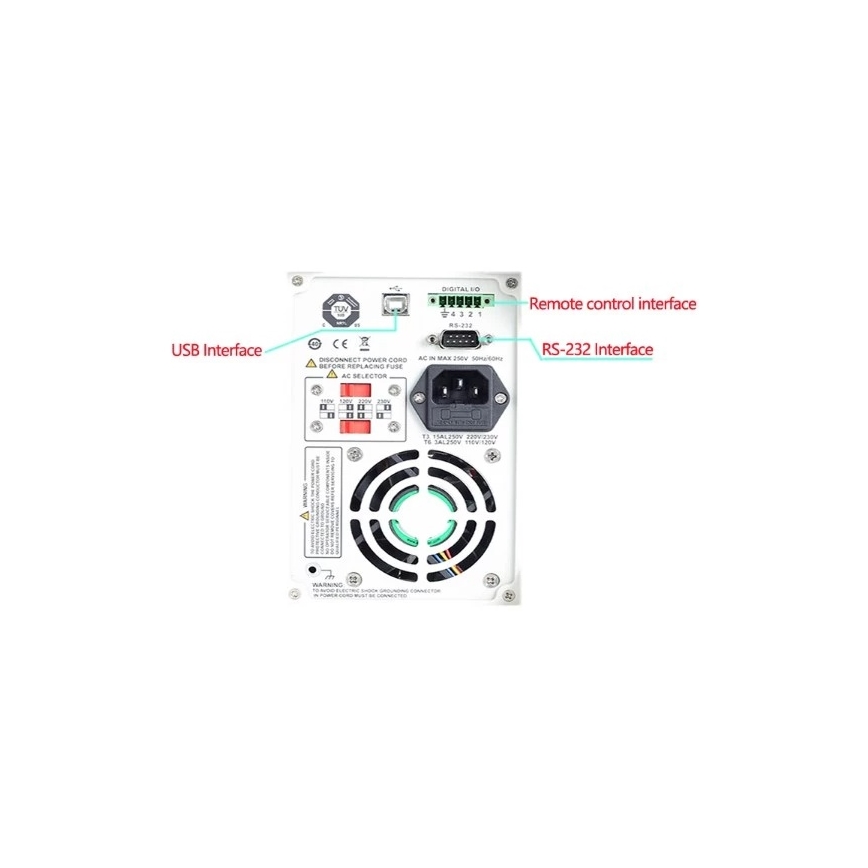 Uni-T UDP1306C - Fonte de alimentação de bancada UDP1306C 0-32V/0-6A