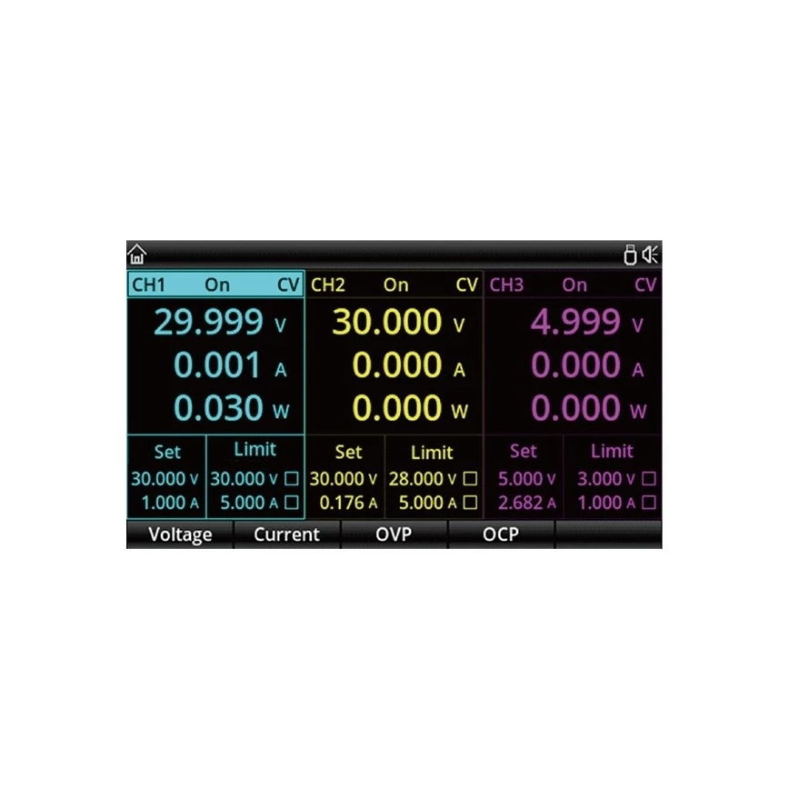 Uni-T UDP3305S-E - Fonte de alimentação de bancada UDP3305S-E 0-30V/0-6A