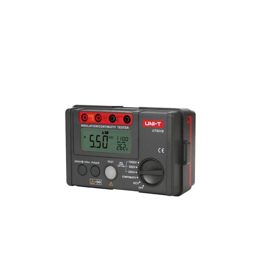 Uni-T UT501B - Testador de resistência de isolamento 6xAA