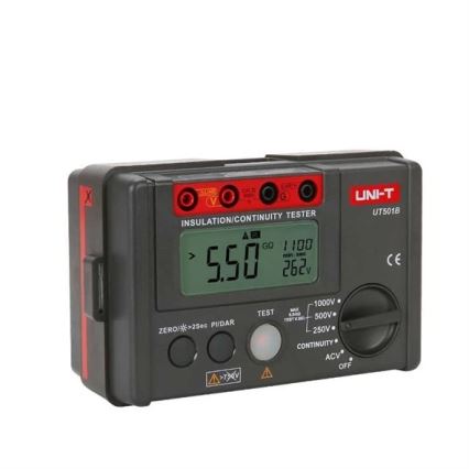 Uni-T UT501B - Testador de resistência de isolamento 6xAA