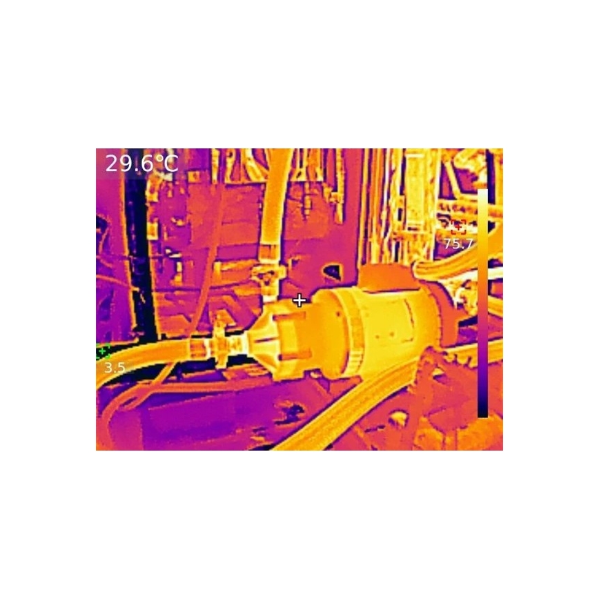 Uni-T UTi720V - Câmara termográfica 5200 mAh 640x480 px 3,7V IP54