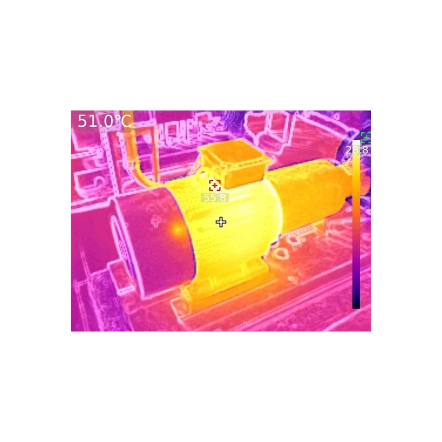 Uni-T UTi720V - Câmara termográfica 5200 mAh 640x480 px 3,7V IP54