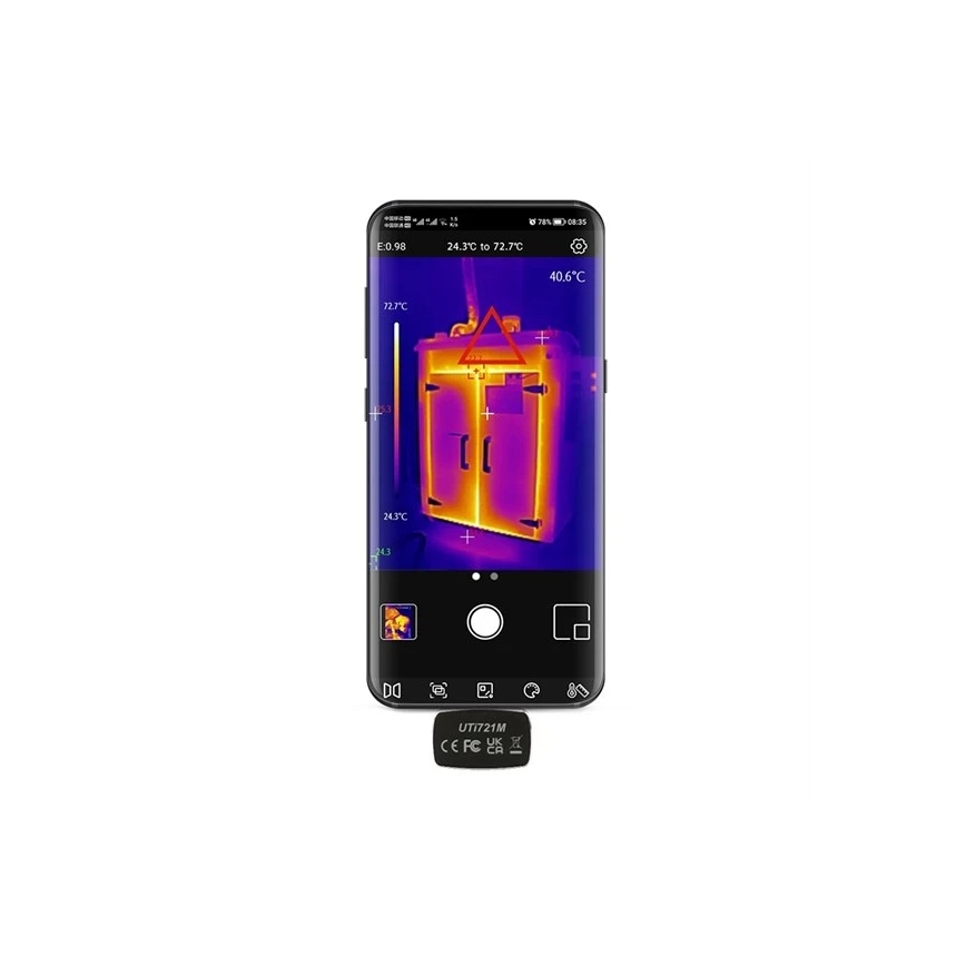 Uni-T UTi721M - Câmara termográfica USB-C