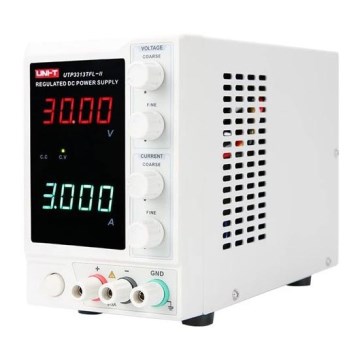 Uni-T UTP3313TFL-II - Fonte de bancada de laboratório UTP3313TFL-II 0-30V/0-3A