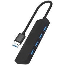 USB Divisor 4xUSB-A 3.0 preto