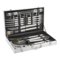 Utensílios de grelhar em aço inoxidável com caixa 30 pcs