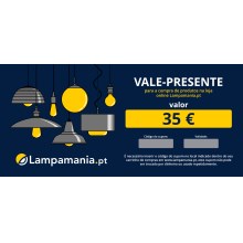Vale de oferta para a compra de iluminações no valor de 35 €