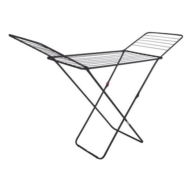 Varal de roupa dobrável TORO 180x93 cm preto