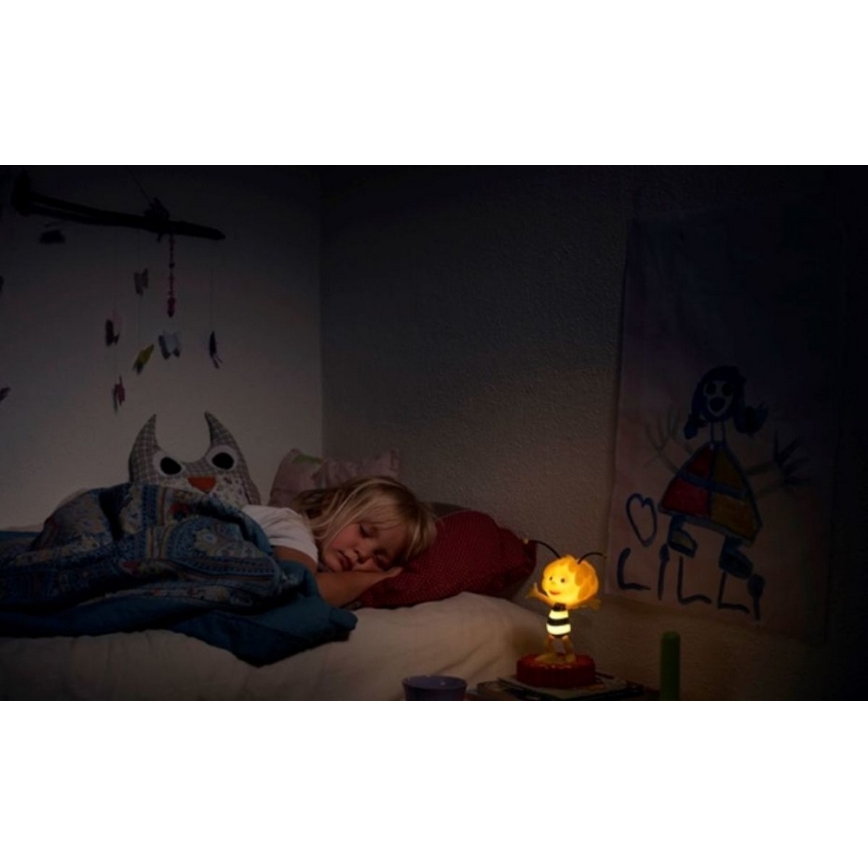 Varta 15635 - Candeeiro noturno de criança LED MAYA THE BEE LED/3xAA