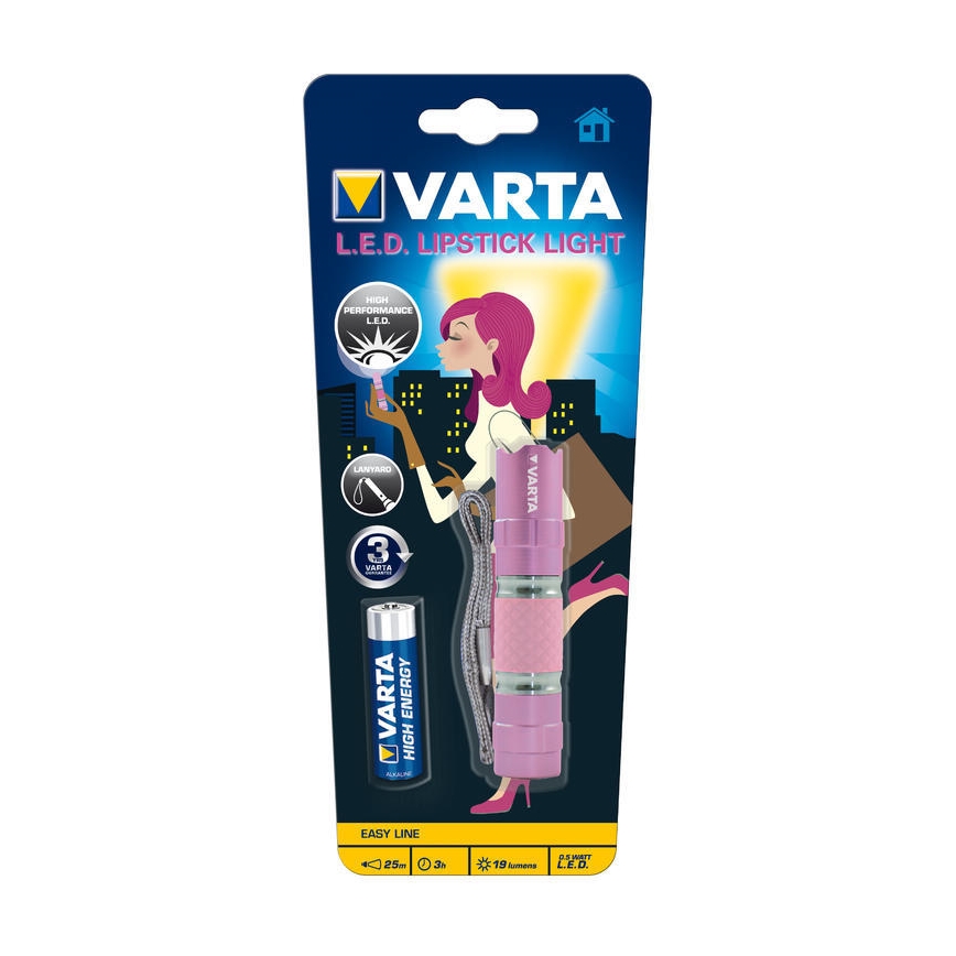 Varta 16617101421 - Lanterna LED LIPSTICK LED/1xAA