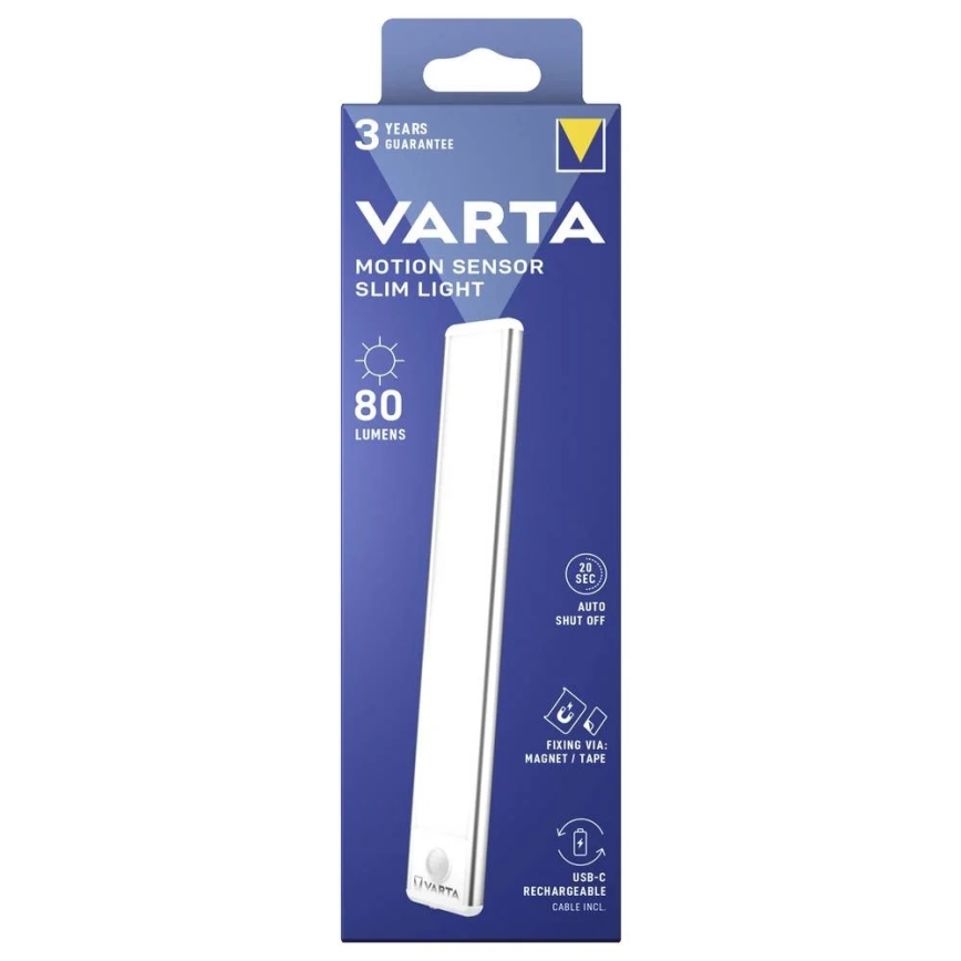 Varta 17624101111 - LED iluminação móvel com sensor de movimento LED/5V 650 mAh