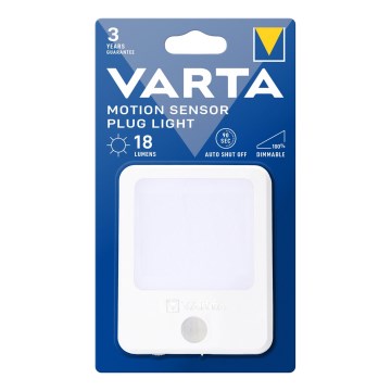 Varta 18624101401 - Iluminação de campismo noturna LED com sensor LED/230V
