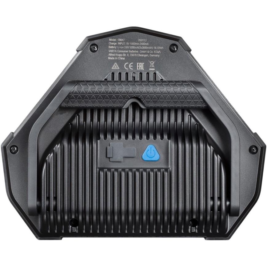 Varta 18647101401 - Lanterna portátil LED WORK FLEX LED/12W/5V 5200 mAh IP54