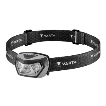 Varta 18650101401 - Lanterna frontal recarregável LED com dimmer e carregamento sem fios OUTDOOR SPORTS LED/5V 1800 mAh IPX7