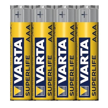 Varta 2003101304 - 4 unidades Pilha de zinco-carbono SUPERLIFE AAA 1,5V