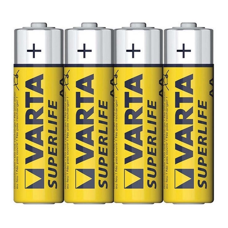Varta 2006 - 4 unidades Pilha de zinco-carbono SUPERLIFE AA 1,5V SUPERLIFE