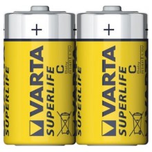 Varta 2014 - 2 pçs Bateria de zinco-carbono SUPERLIFE C 1,5V