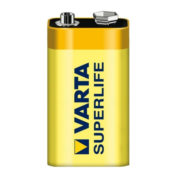 Varta 2022 - 1 pçs Bateria de zinco-carbono SUPERLIFE 9V