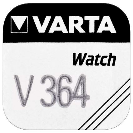 Varta 3641 - 1 pçs pilha de botão de óxido de prata V364 1,5V