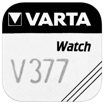 Varta 3771 - 1 pçs pilha de botão de óxido de prata V377 1,5V
