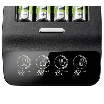 Varta 40084  - LCD Carregador Inteligente ULTRA RÁPIDO+  4xNiMH AA 2100 mAh 230V