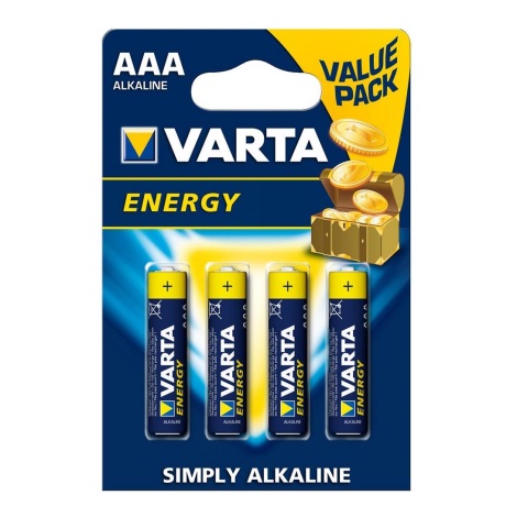 Varta 4103 - 4 pçs Pilha alcalina ENERGY AAA 1,5V