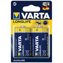 Varta 4120 - 2 pçs Pilha alcalina LONGLIFE EXTRA D 1,5V