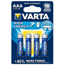 Varta 4903 - 4 pçs Pilha alcalina HIGH ENERGY AAA 1,5V