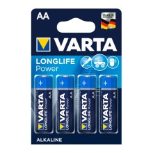 Varta 4906 - 4 pçs Pilha alcalina LONGLIFE AA 1,5V