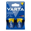 Varta 4914121422 - 2 unidades Pilhas Alcalinas LONGLIFE POWER LR14/C 1,5V