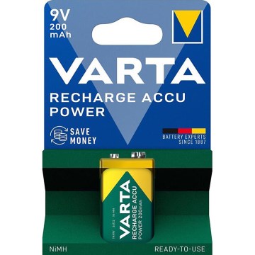 Varta 56722101401 - 1 unidade Bateria recarregável ACCU Ni-MH/200mAh/9V
