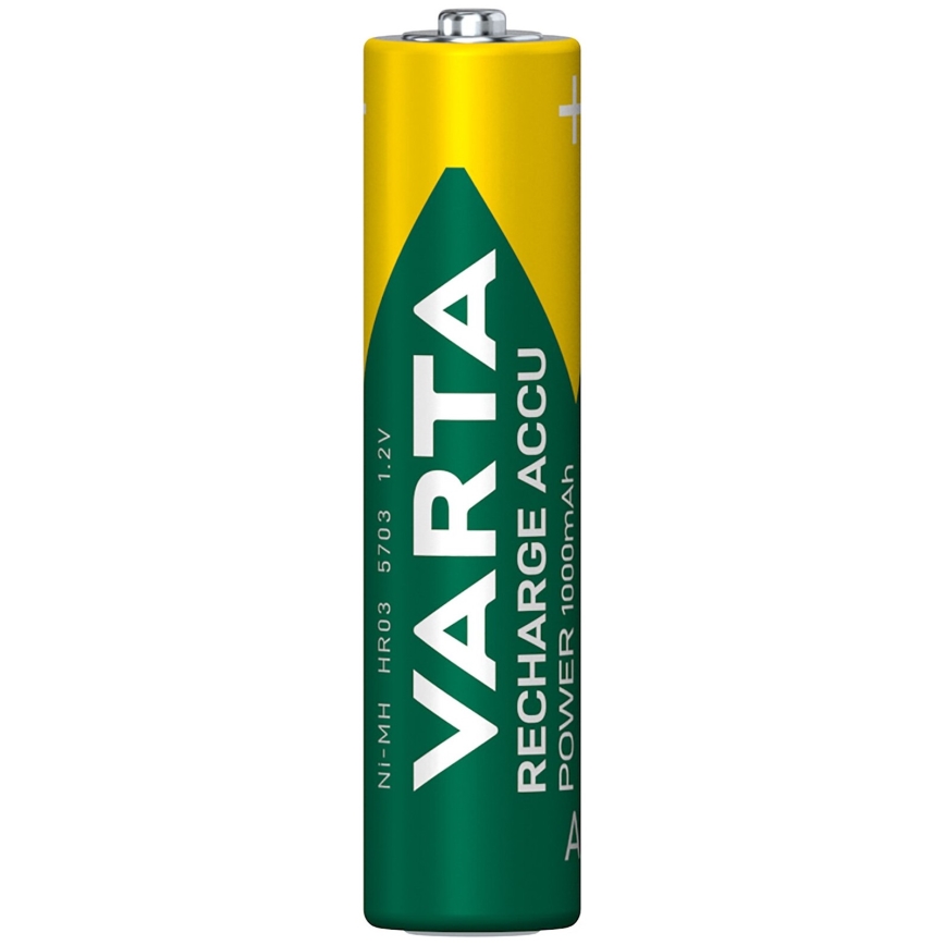 Varta 5703301494 - 3+1 pcs Pilhas recarregáveis ACCU AAA Ni-MH/1000mAh/1,2V