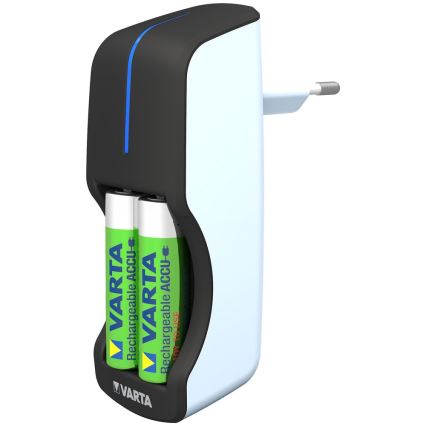 Varta 57646 - Carregador de pilhas MINI 2xAA/AAA 230V
