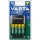 Varta 57652101451 - Carregador de pilhas 4xAA/AAA 2100mAh 5V