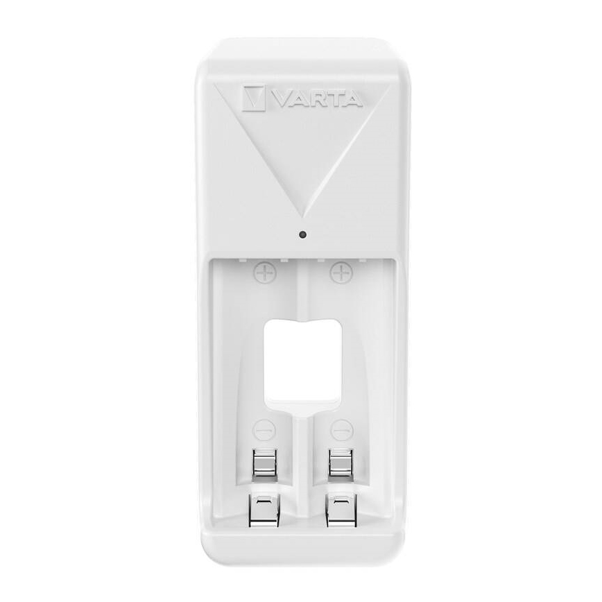 Varta 57656101401 - Carregador de pilhas recarregáveis 2x AA/AAA 230 V