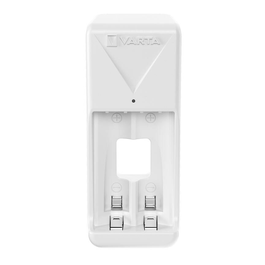 Varta 57656101451 - Carregador de pilhas recarregáveis 2x AA/AAA 2100 mAh 230V