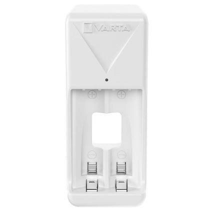 Varta 57656201421 - Carregador de pilhas 2x AA/AAA, 800 mAh, 230 V