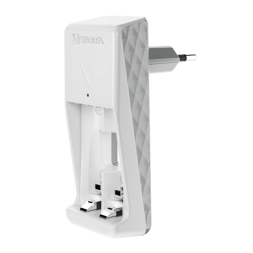 Varta 57656201421 - Carregador de pilhas 2x AA/AAA, 800 mAh, 230 V