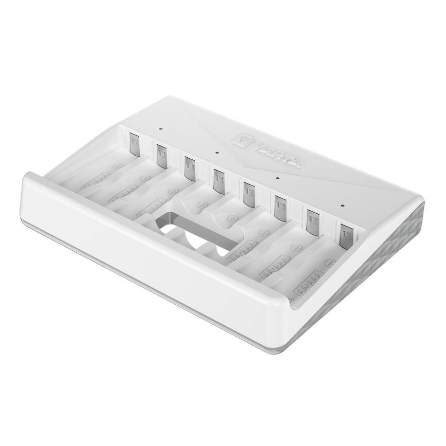 Varta 57659101401 - Carregador de baterias 8xAA/AAA 5V