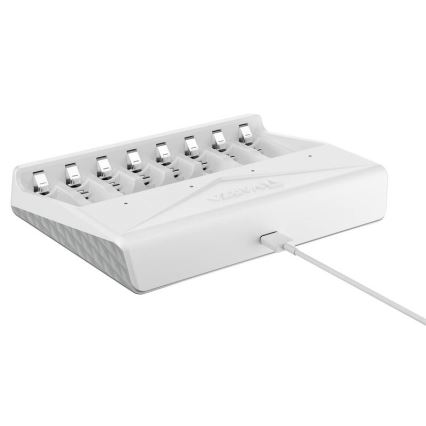 Varta 57659101401 - Carregador de baterias 8xAA/AAA 5V