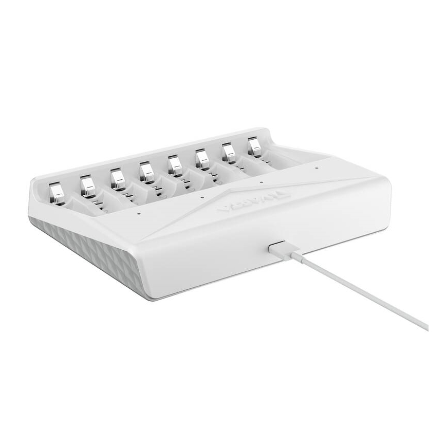 Varta 57659101401 - Carregador de baterias 8xAA/AAA 5V