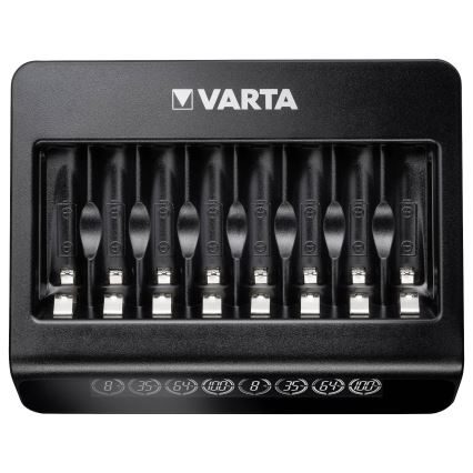 Varta 57681 - Carregador LCD inteligente 8xAA/AAA carregamento em 2h