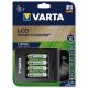 VARTA 57684 - Carregador LCD inteligente 4xAA/AAA de carregamento 1,5h