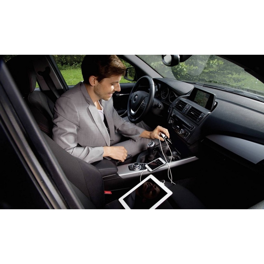 VARTA 57931 - Adaptador de carregador de carro USB 12V