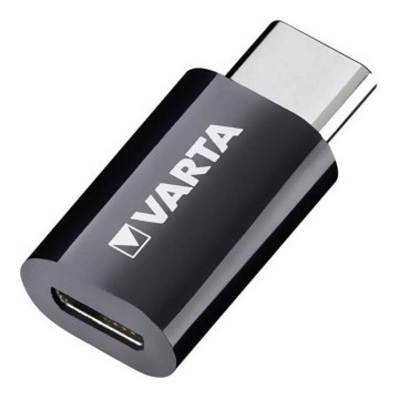 Varta 57945101401 - Adaptador Micro-USB para USB-C