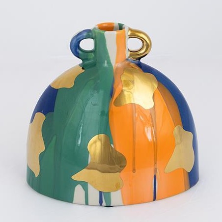 Vaso de cerâmica 21,5x20,7 cm